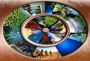 Horizon International's banner logo: All the images in this Horizon International's banner logo are from its television programs which were filmed on five continents.